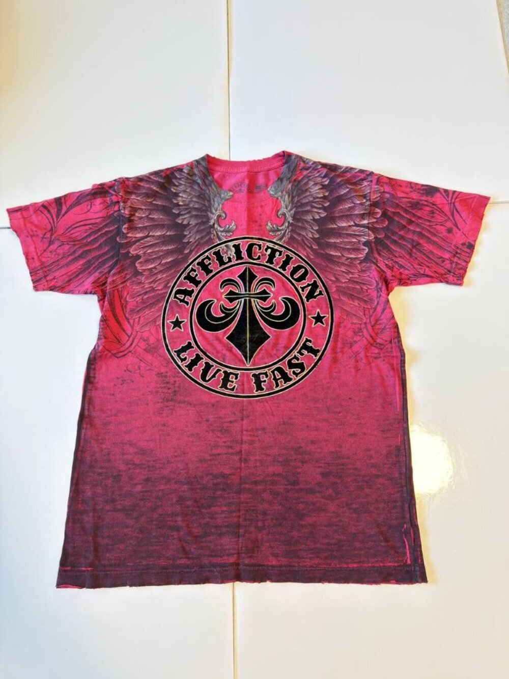 Affliction Live Fast Men’s Graphic T-Shirt – Size M